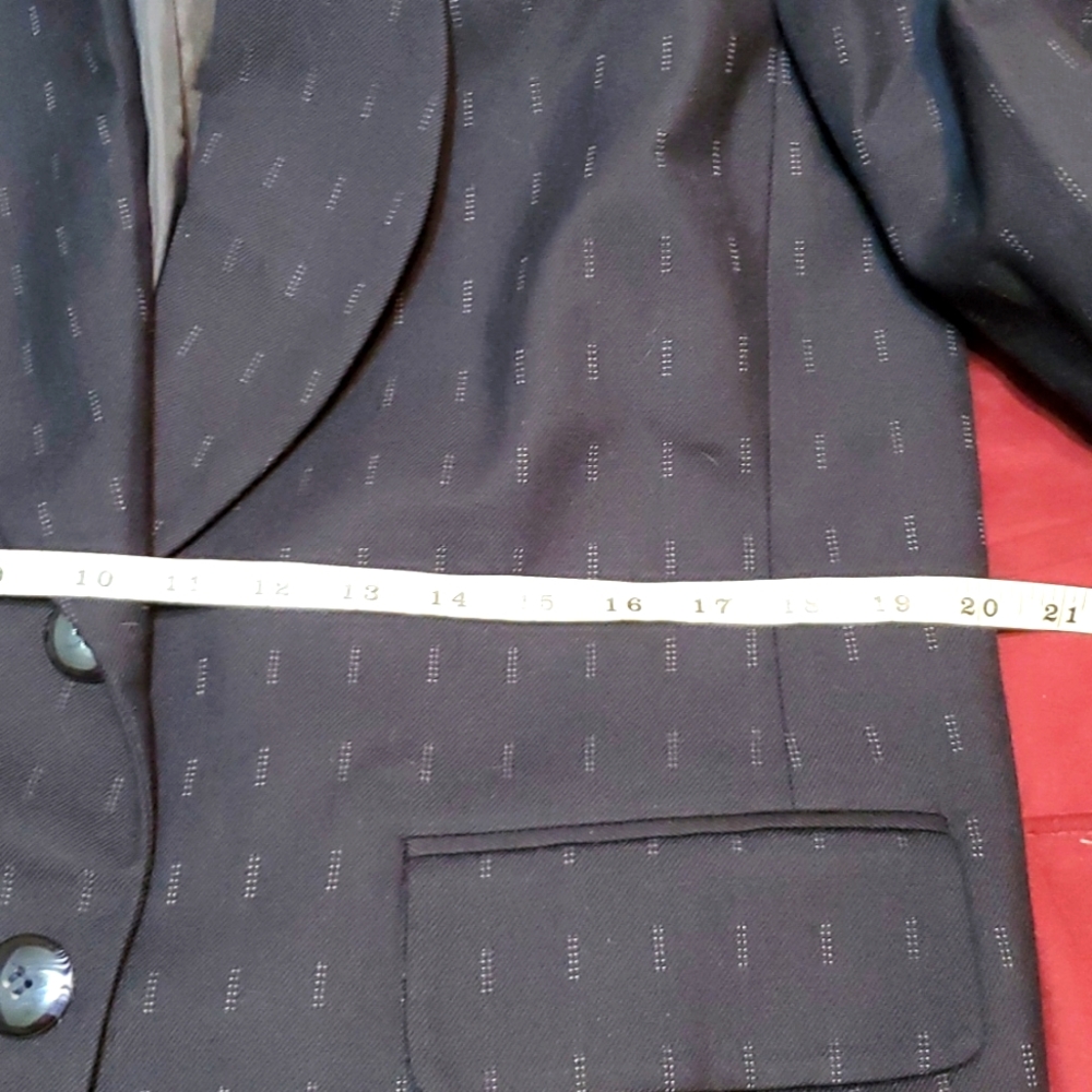 Christian Dior Navy Wool Skirt Suit 14 - Picture 11 of 15